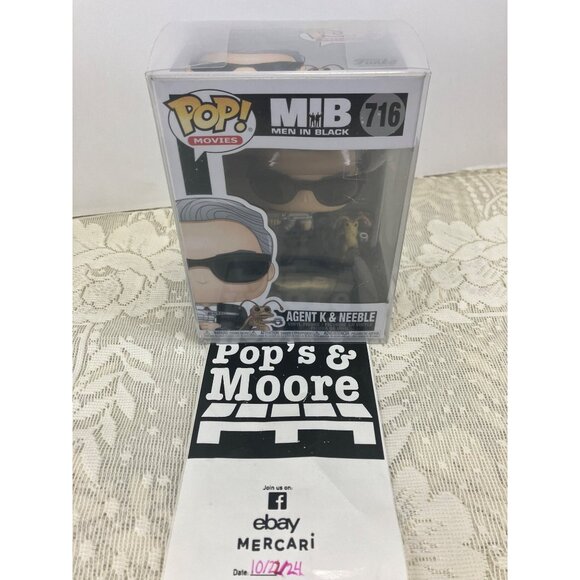Funko Pop! Men In Black: Agent K & Neeble 716 Vinyl Figure New With Box Defects - Picture 14 of 14